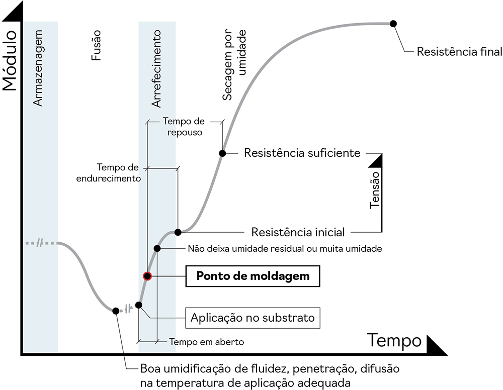 Evolução durante o processamento